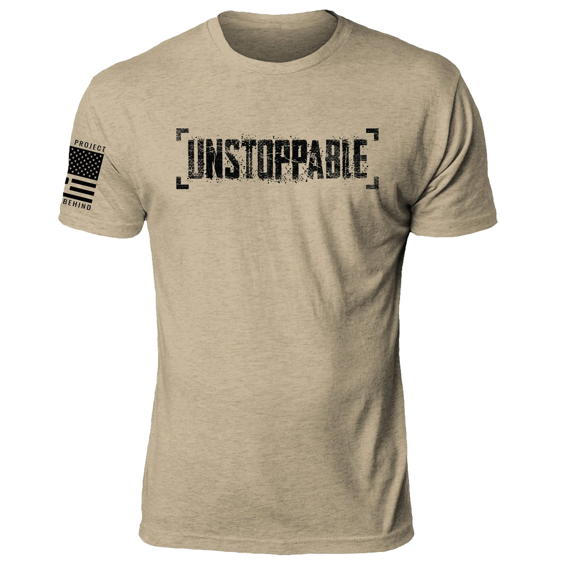 Unstoppable-Front-Mens-Mock-Tan-Shirt_9b97022e-b421-461a-9d02-9b876920e5b1-1.webp Unstoppable Shirt - Image 1